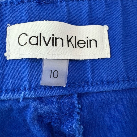 Calvin Klein, size 10, royal blue jeans. Slim straight leg - Picture 7 of 10